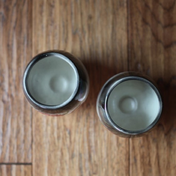 vintage 1970s cups, vintage rose print cups - Picture 5 of 5